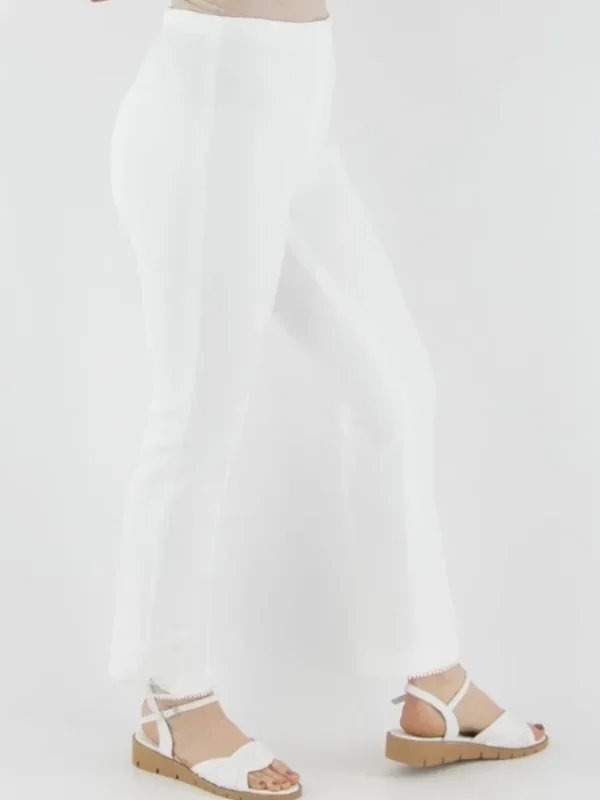 Marc Cain trousers YC 81.34 J23 Cream White