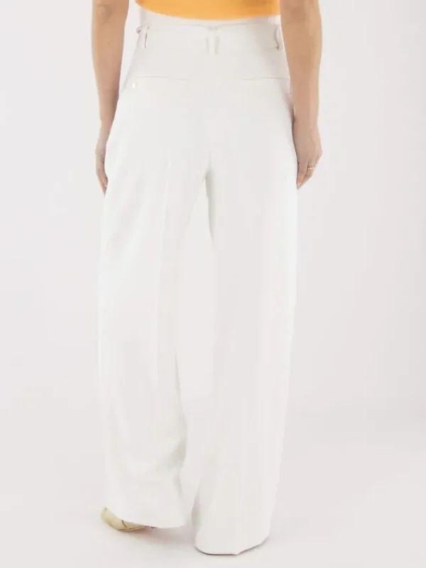Marc Cain trousers YC 81.24 W03 Cream White