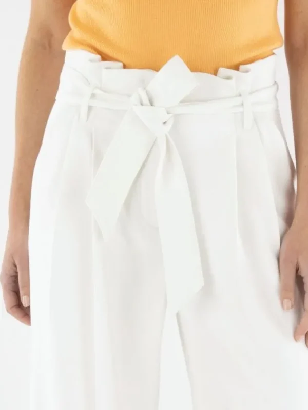 Marc Cain trousers YC 81.24 W03 Cream White