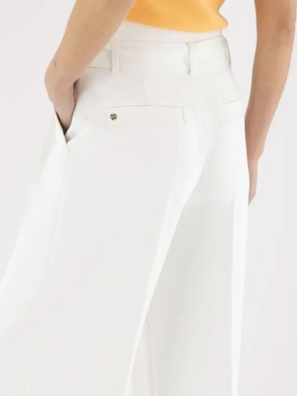 Marc Cain trousers YC 81.24 W03 Cream White