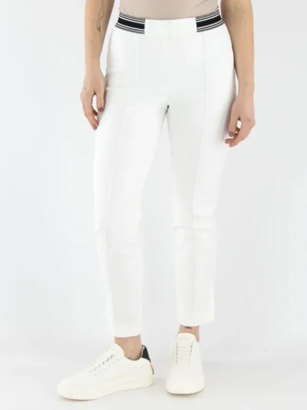 Marc Cain trousers YS 81.12 W08 Cream White