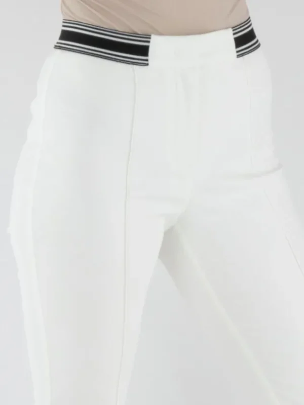 Marc Cain trousers YS 81.12 W08 Cream White