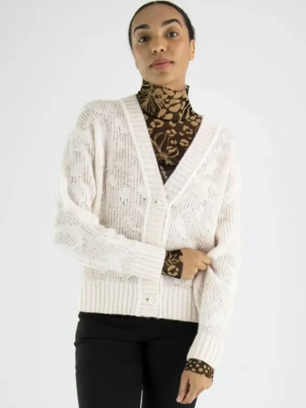 Marc Cain vests WS 39.03 M01 Cream White