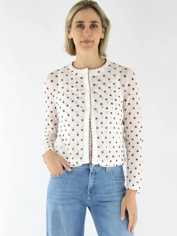 Marc Cain vests YC 39.07 M24 Cream White