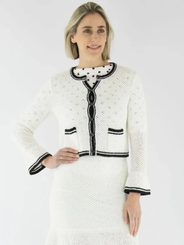 Marc Cain vests YC 39.09 M32 Cream White