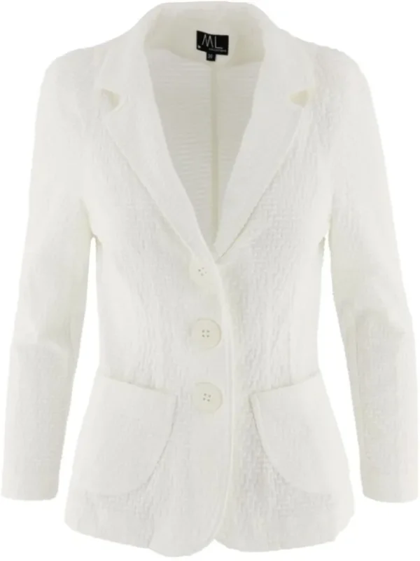 ML Collections blazers 30733 Cream White