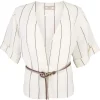 Peserico blazers S01408A-00658 Cream White