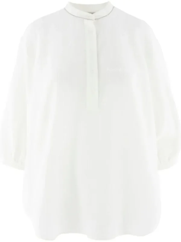 Peserico blouses S06203 02881 Cream White