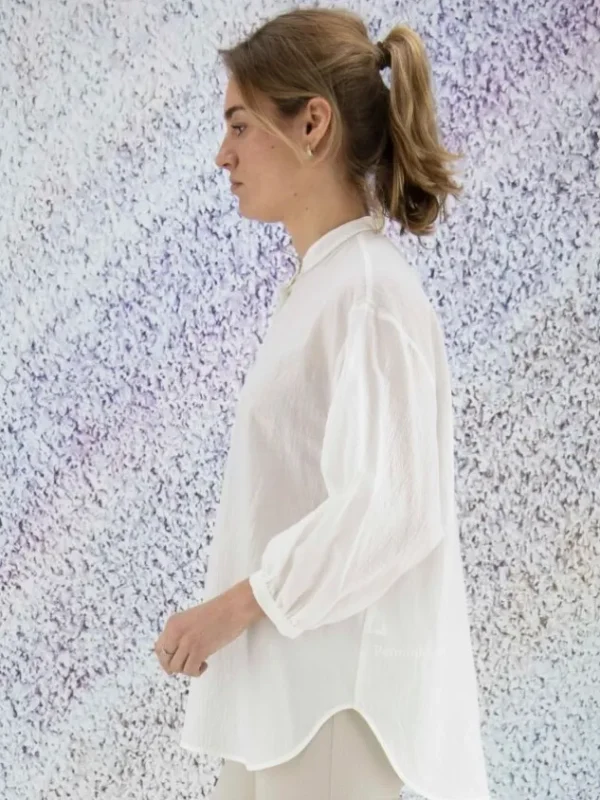 Peserico blouses S06203 02881 Cream White