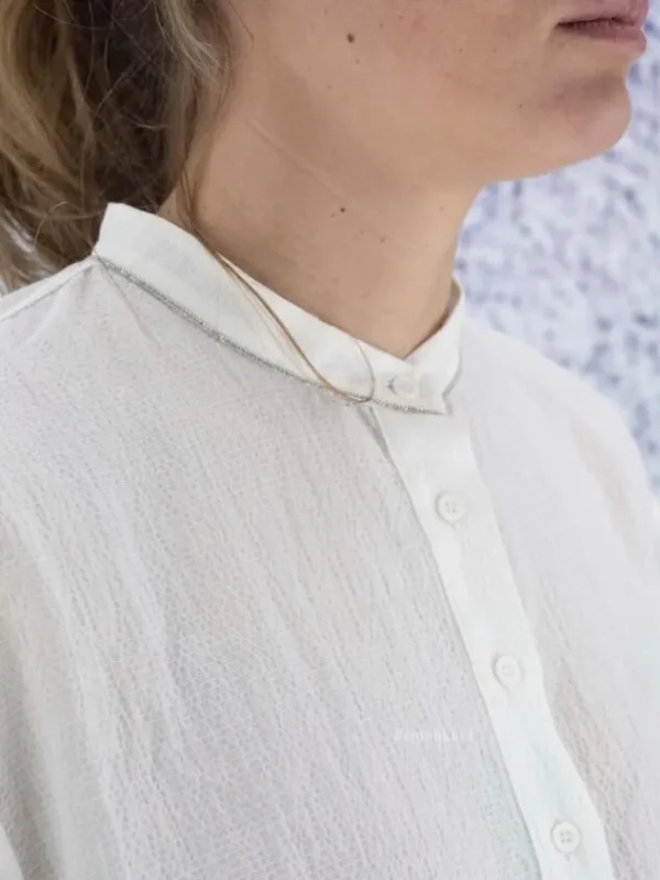 Peserico blouses S06203 02881 Cream White