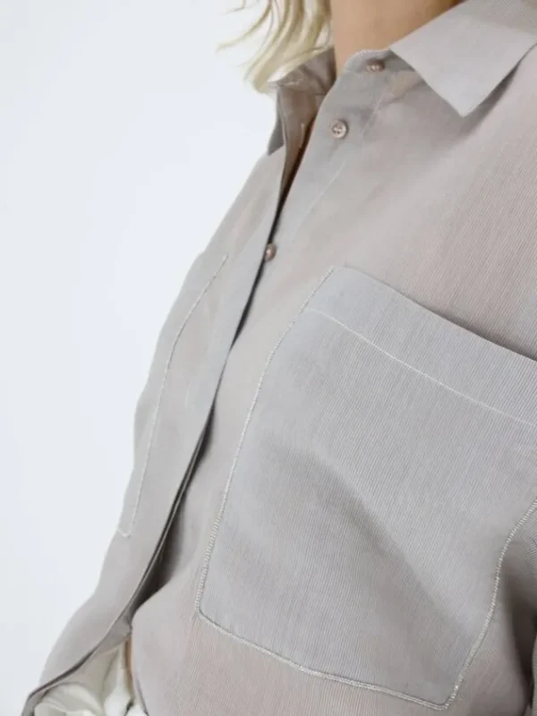 Peserico blouses S06092 02922 Grey