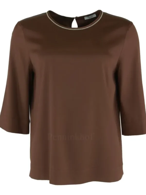 Peserico shirts S06946 02372 Cognac