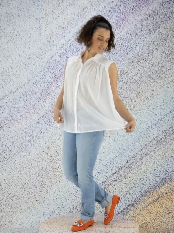Peserico tops S08253L1 00481 White