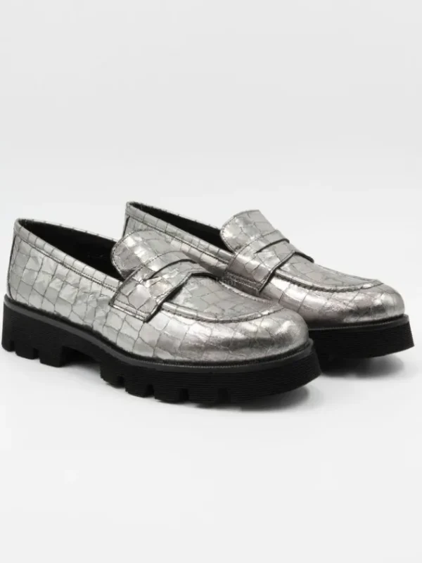 Pons quintana loafers JENNY 10065.005 Silver