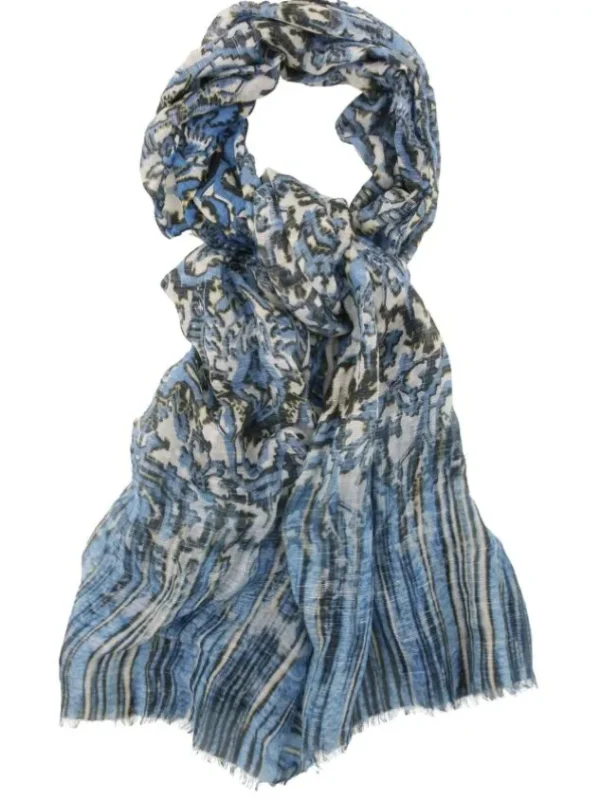 Stroke scarves 7548S1257 Blue