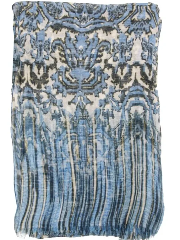 Stroke scarves 7548S1257 Blue