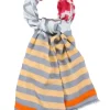 Stroke scarves 742S198 Grey
