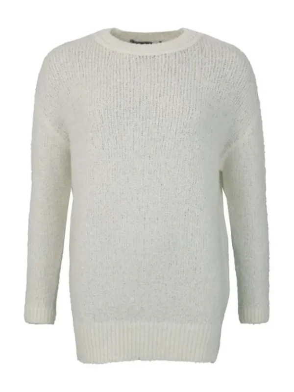 Transit Tam & Comp. pullovers 11461 Cream White