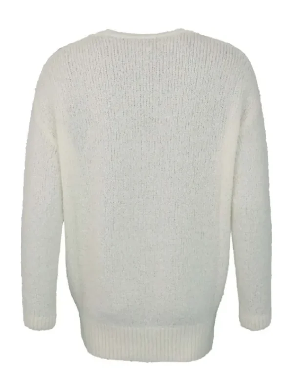 Transit Tam & Comp. pullovers 11461 Cream White